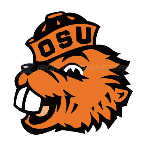 Oregon State Beavers Logo T-shirts Iron On Transfers N5814 - Click Image to Close